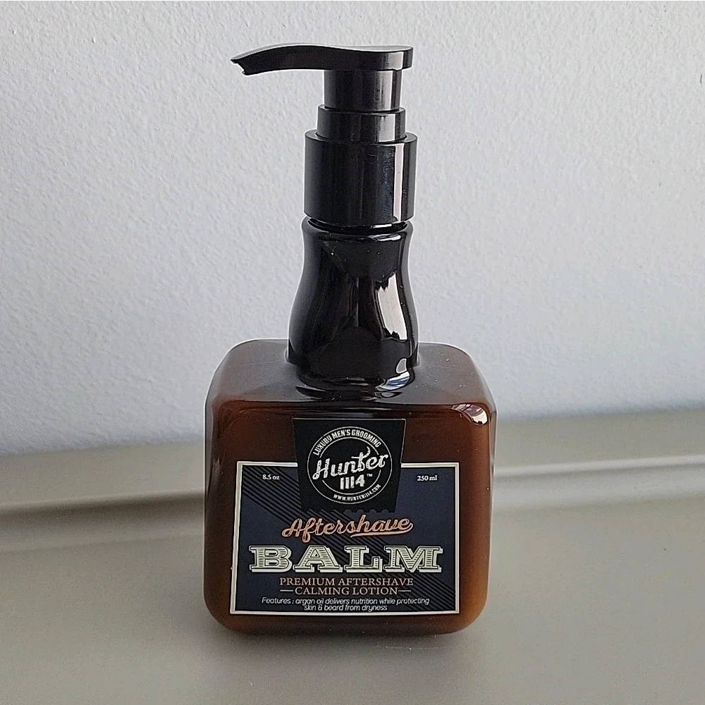 Hunter‎ 1114 Premium Aftershave Balm Calming Lotion, Luxury Men's Grooming